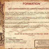 Affiche formation connaissances ancestrales sacrees fevr 2020