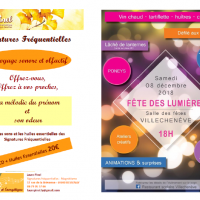 Affiche sf fete des lumieres villecheneve 2018 