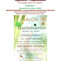 Affiche sf salon harmoniscence 2018