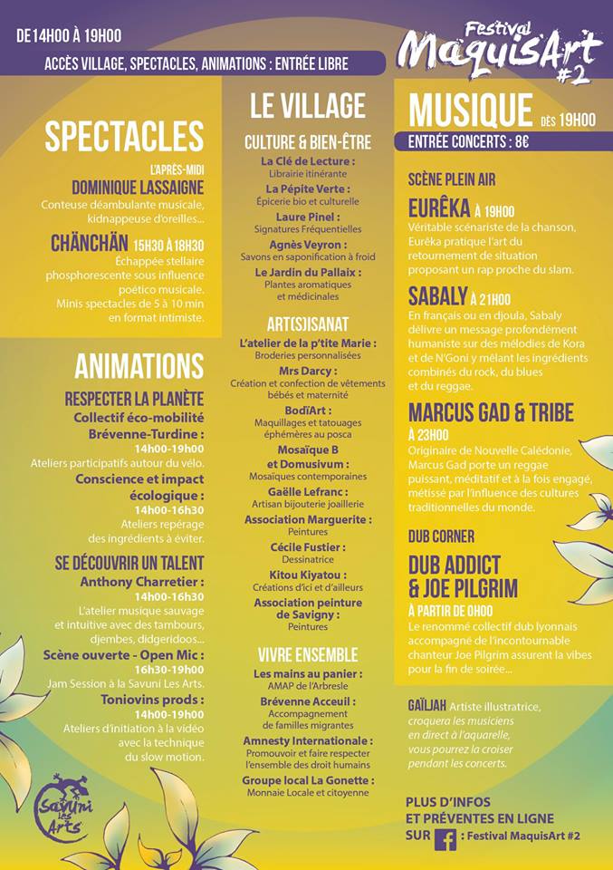 Festival maquisart2 21juil programme