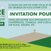 Invitation salon tendance nature